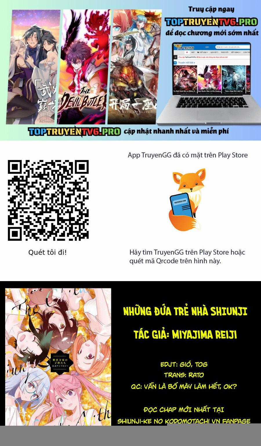 Những Đứa Trẻ Nhà Shiunji Chương 32 trang 1