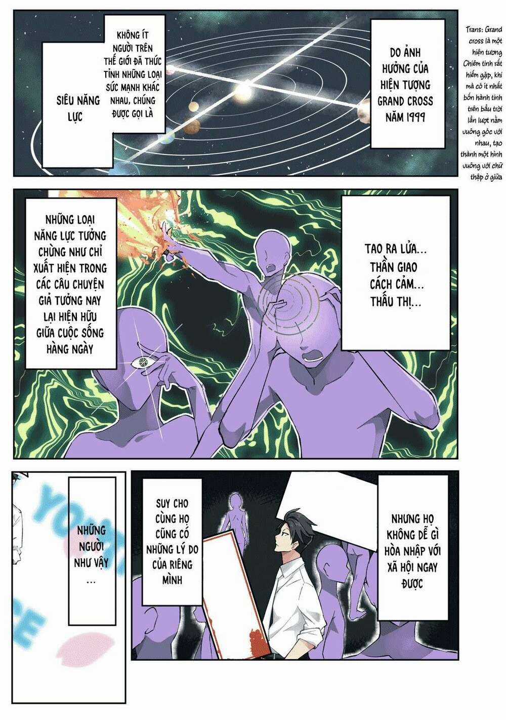 Những Học Sinh Mang Siêu Năng Lực Và Tên Giáo Viên Lười Biếng Chapter 1 trang 2