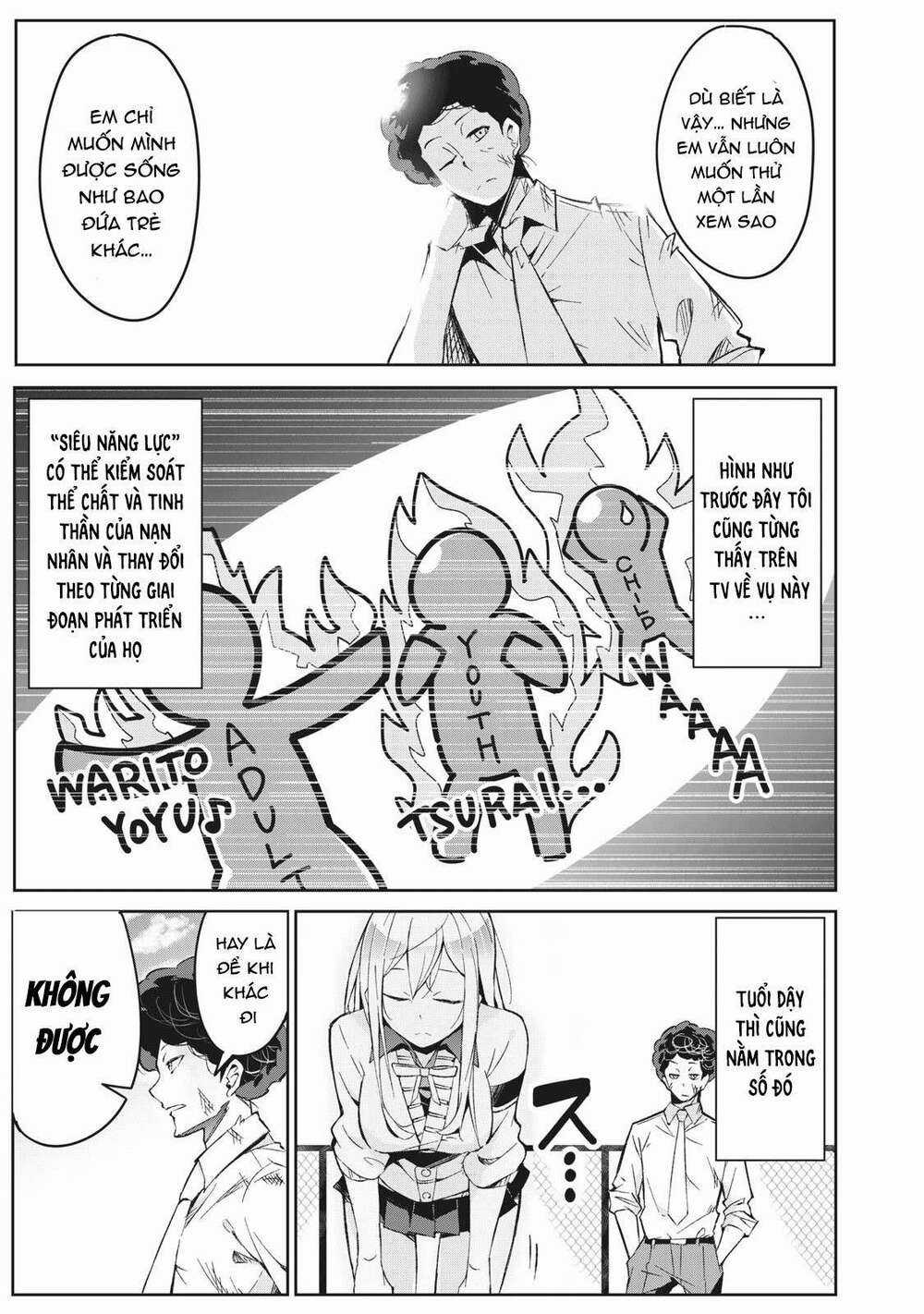 Những Học Sinh Mang Siêu Năng Lực Và Tên Giáo Viên Lười Biếng Chapter 1 trang 25