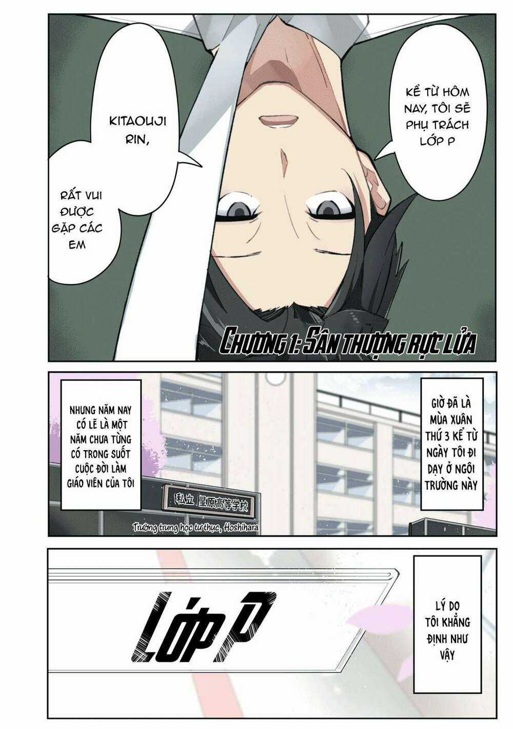 Những Học Sinh Mang Siêu Năng Lực Và Tên Giáo Viên Lười Biếng Chapter 1 trang 4