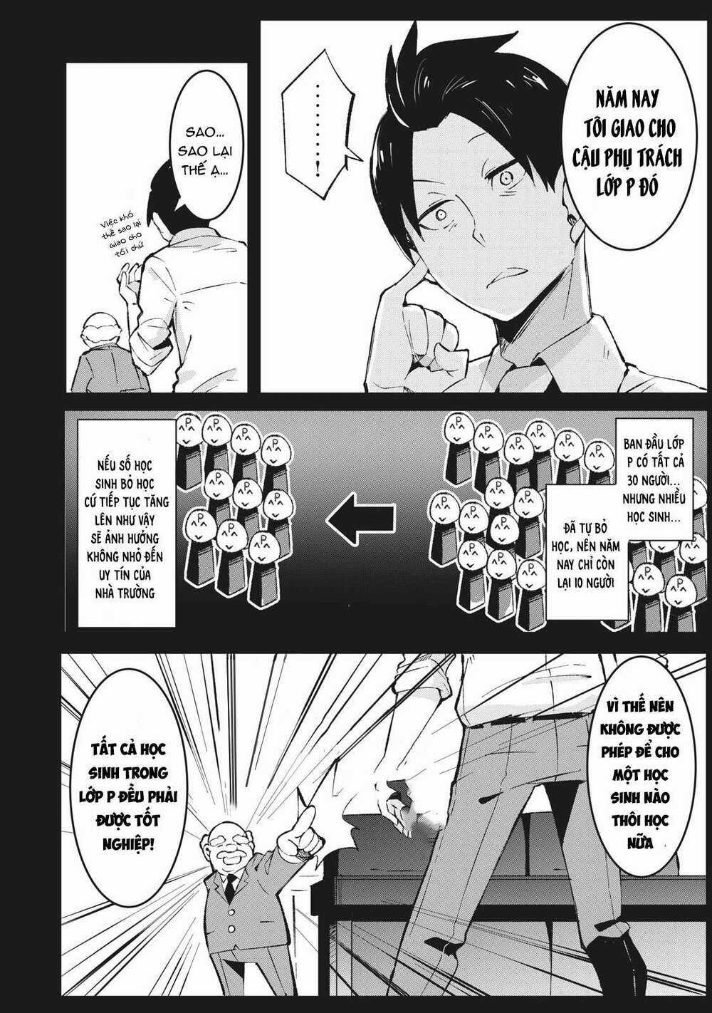 Những Học Sinh Mang Siêu Năng Lực Và Tên Giáo Viên Lười Biếng Chapter 1 trang 8