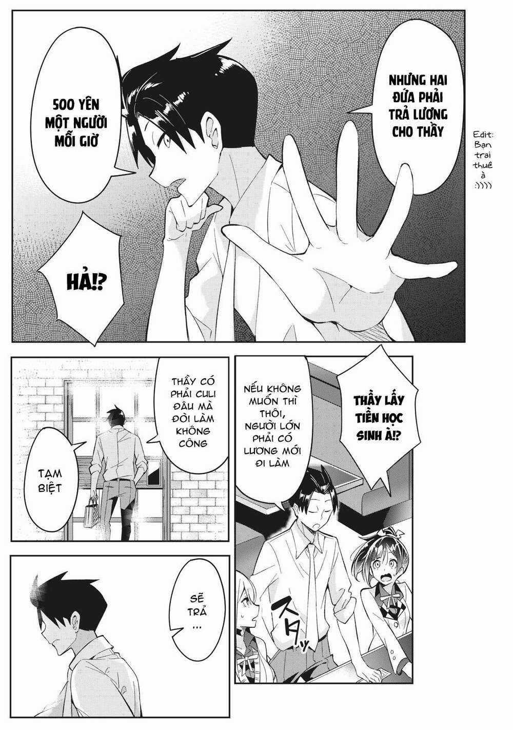 Những Học Sinh Mang Siêu Năng Lực Và Tên Giáo Viên Lười Biếng Chapter 4.1 trang 8