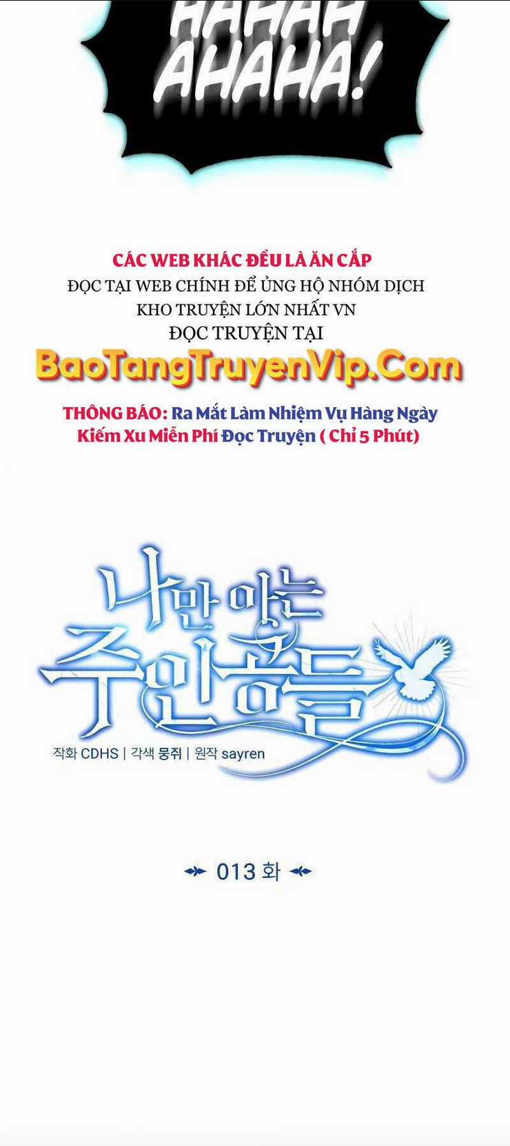 Những Nhân Vật Chính Mà Chỉ Tôi Biết Chapter 13 trang 36