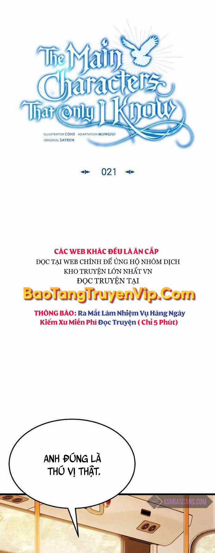 Những Nhân Vật Chính Mà Chỉ Tôi Biết Chapter 21 trang 32