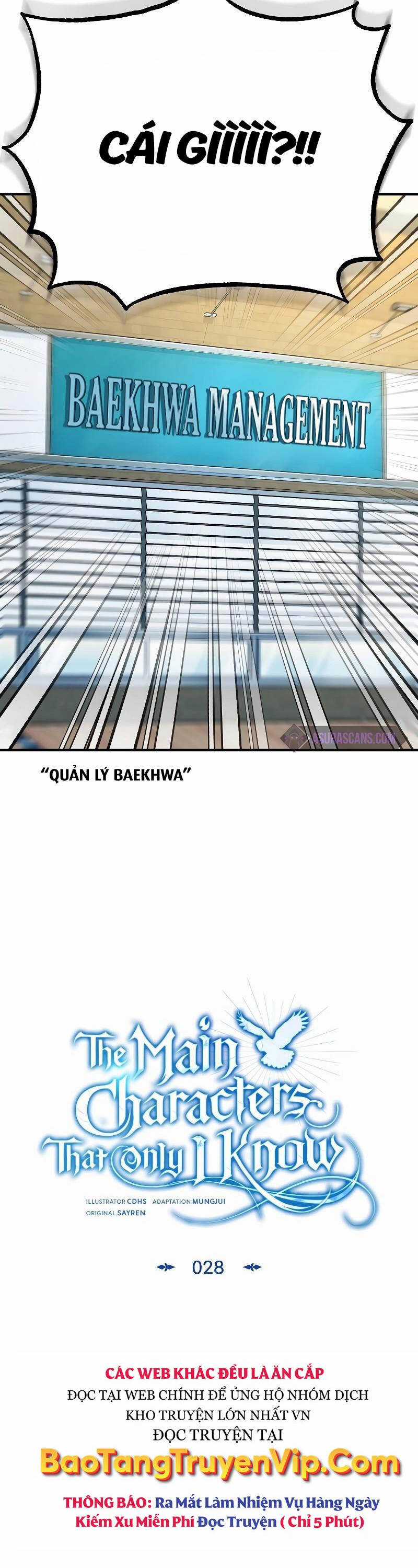 Những Nhân Vật Chính Mà Chỉ Tôi Biết Chapter 28 trang 9