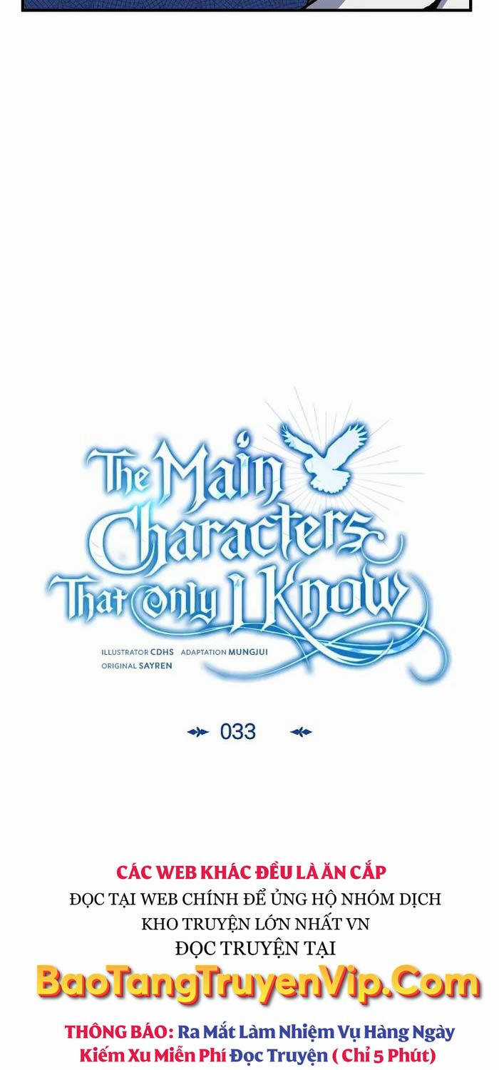 Những Nhân Vật Chính Mà Chỉ Tôi Biết Chapter 33 trang 18