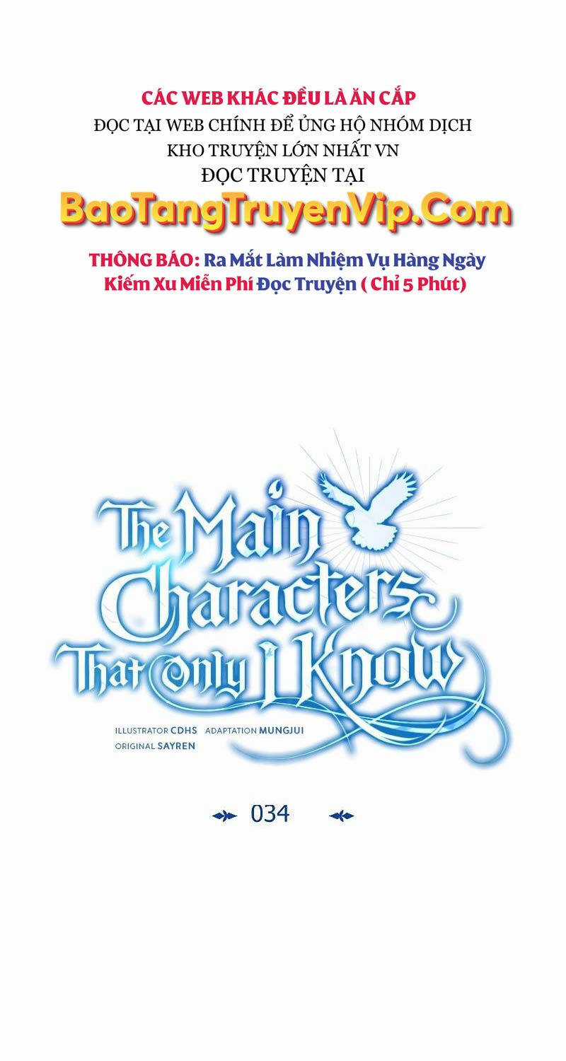 Những Nhân Vật Chính Mà Chỉ Tôi Biết Chapter 34 trang 26