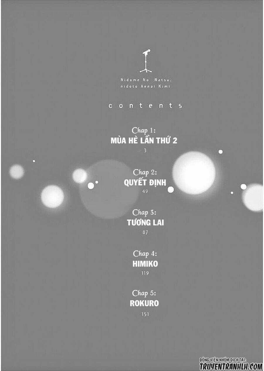 Nidome No Natsu, Nidoto Aenai Kimi Chapter 1 trang 5