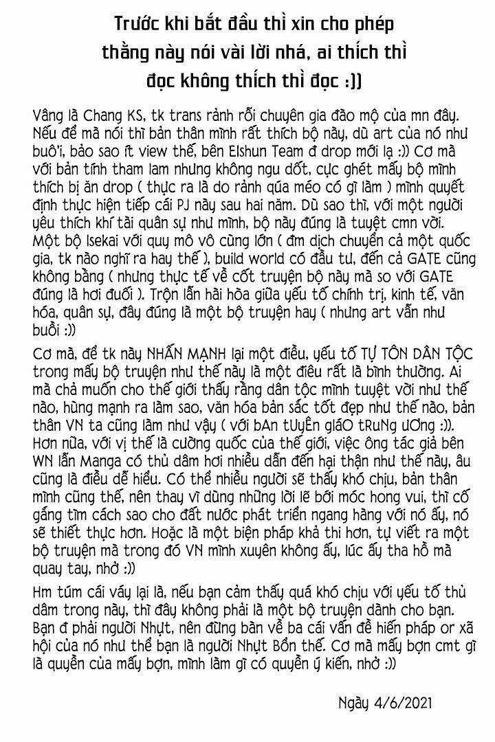 Nihonkoku Shoukan Chapter 8 trang 1