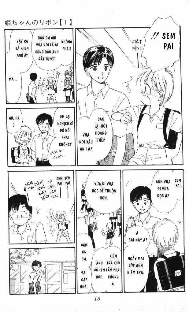 Nơ bướm thần kì Chapter 1 trang 12