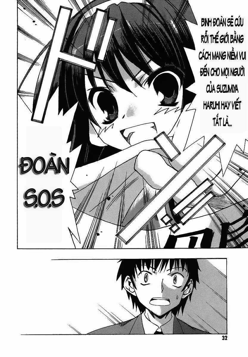 NỖI BUỒN CỦA SUZUMIYA HARUHI Chapter 1 trang 31
