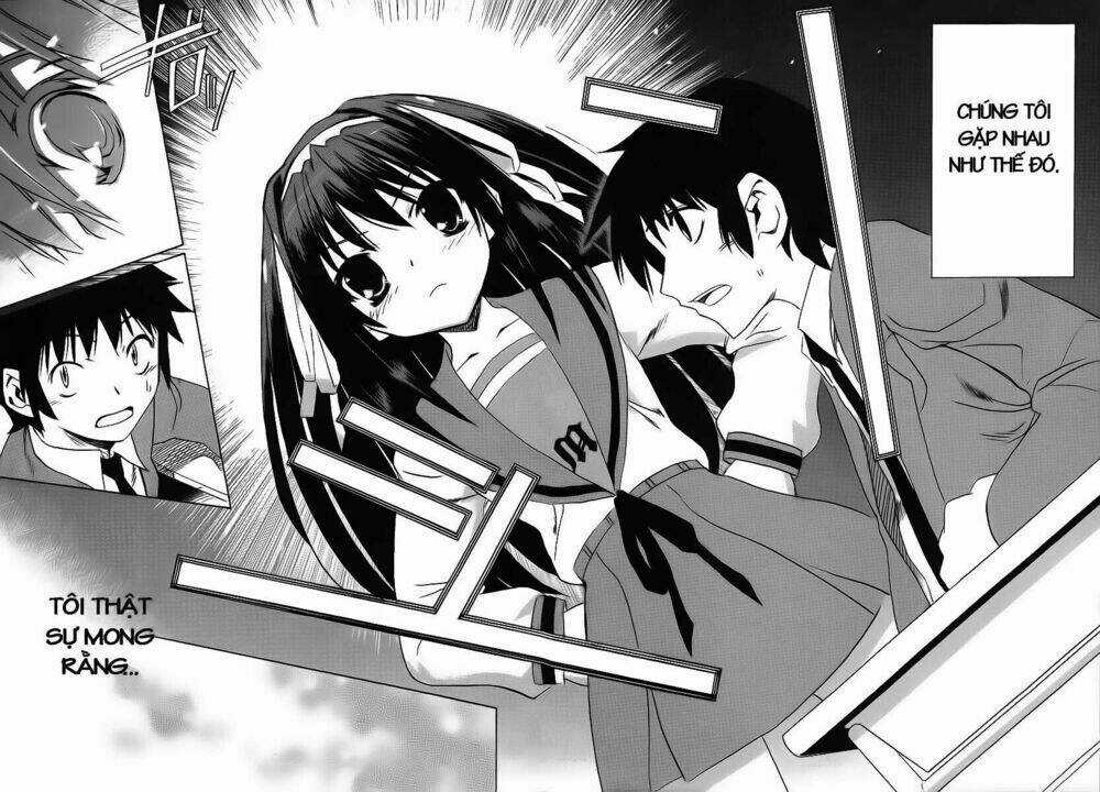 NỖI BUỒN CỦA SUZUMIYA HARUHI Chapter 1 trang 9