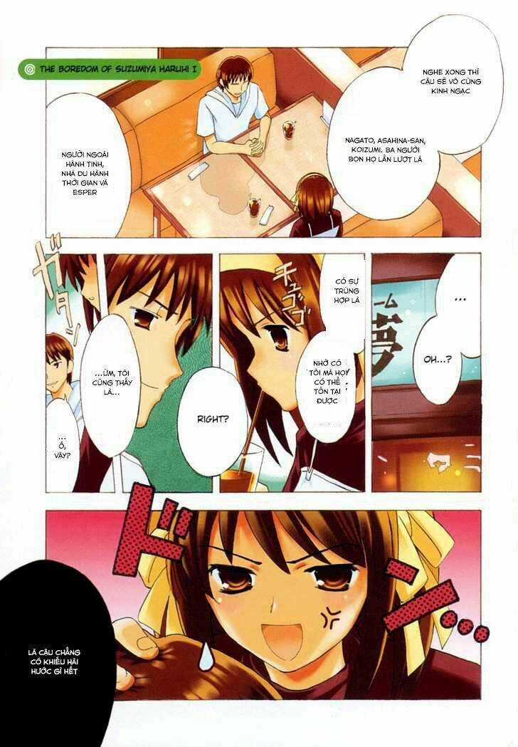 NỖI BUỒN CỦA SUZUMIYA HARUHI Chapter 10 trang 4