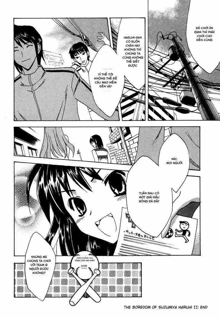 NỖI BUỒN CỦA SUZUMIYA HARUHI Chapter 11 trang 32