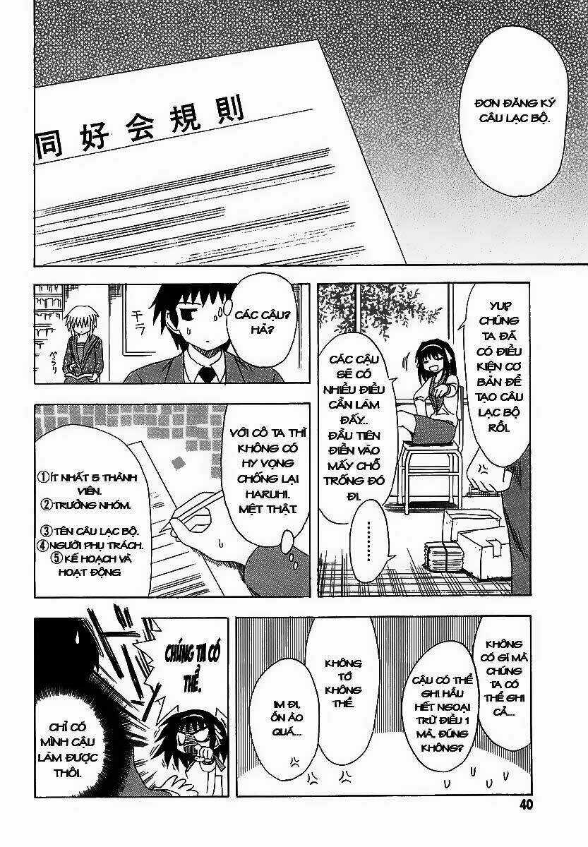 NỖI BUỒN CỦA SUZUMIYA HARUHI Chapter 2 trang 3