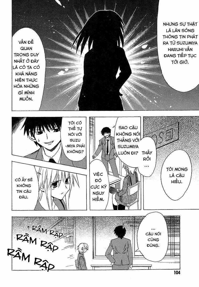 NỖI BUỒN CỦA SUZUMIYA HARUHI Chapter 3 trang 14