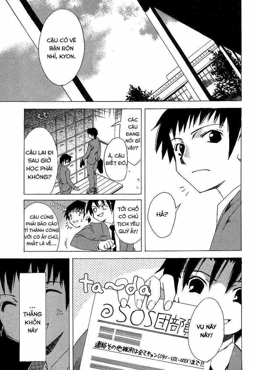 NỖI BUỒN CỦA SUZUMIYA HARUHI Chapter 3 trang 3