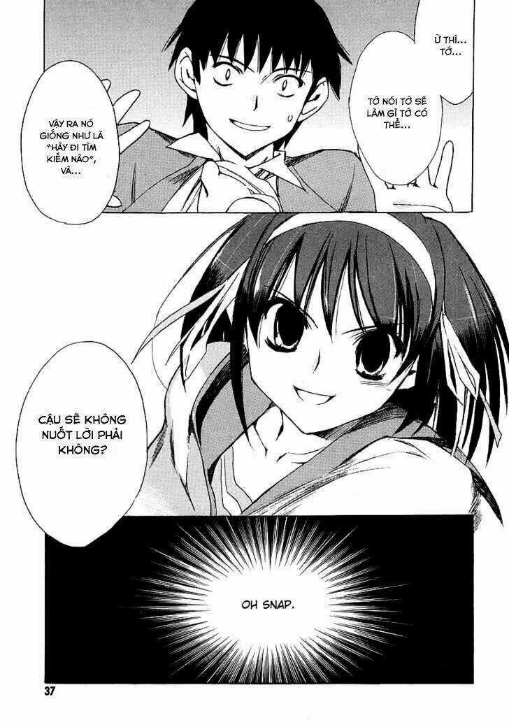 NỖI BUỒN CỦA SUZUMIYA HARUHI Chapter 6 trang 38