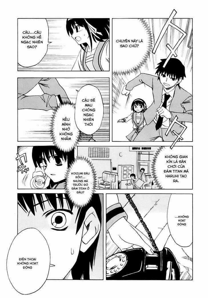 NỖI BUỒN CỦA SUZUMIYA HARUHI Chapter 8 trang 19