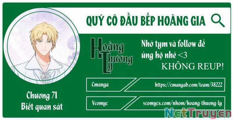 Nữ Đầu Bếp Hoàng Gia Chapter 71 trang 0