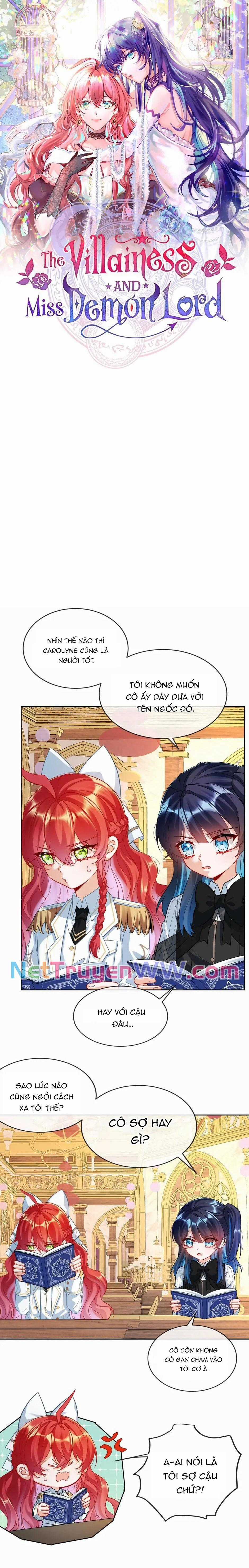 Nữ phụ phản diện và nữ chúa quỷ Chapter 9 trang 0
