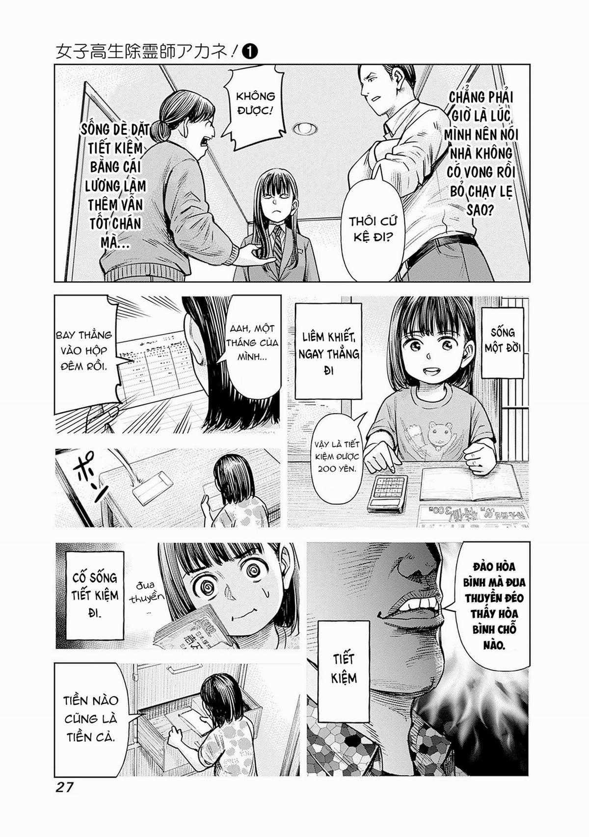 Nữ sinh trừ tà Akane! Chapter 1 trang 23
