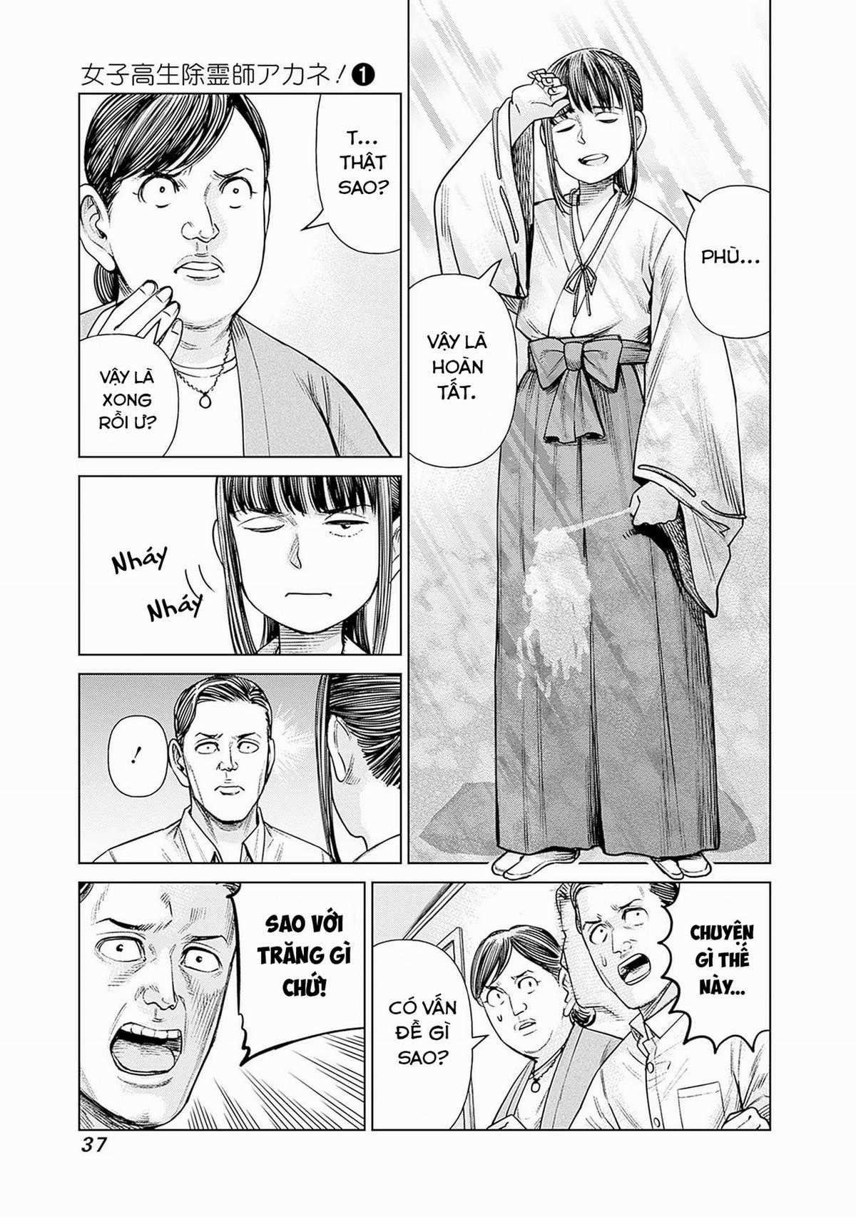 Nữ sinh trừ tà Akane! Chapter 1 trang 33