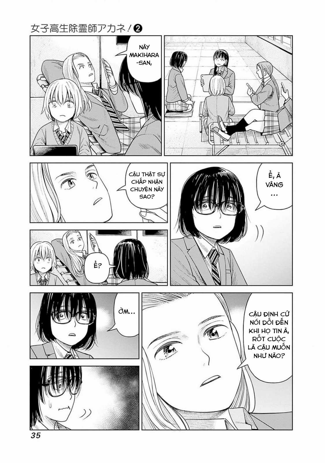 Nữ sinh trừ tà Akane! Chapter 6 trang 32