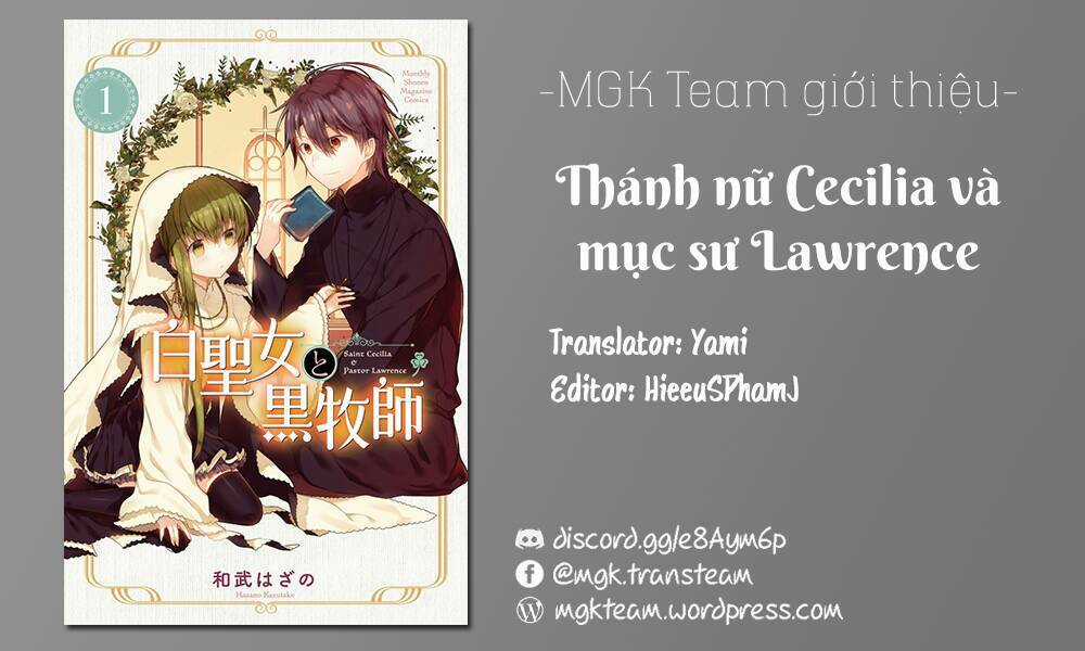 Nữ Thánh Ceclilia Và Mục-Sư Lawrence Chapter 12 trang 0