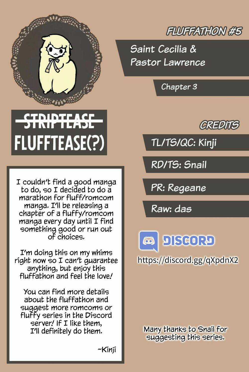 Nữ Thánh Ceclilia Và Mục-Sư Lawrence Chapter 3 trang 2