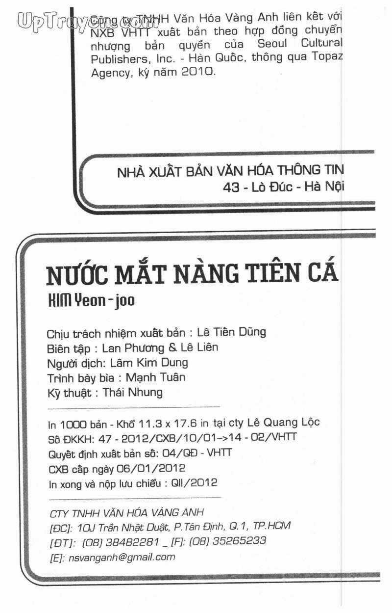 Nước Mắt Nàng Tiên Cá Chapter 11 trang 1