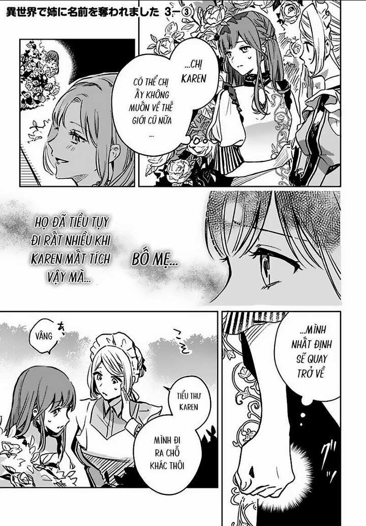 Ở Thế Giới Mà Chị Tôi Đã Lấy Tên Của Tôi Chapter 3.2 trang 2