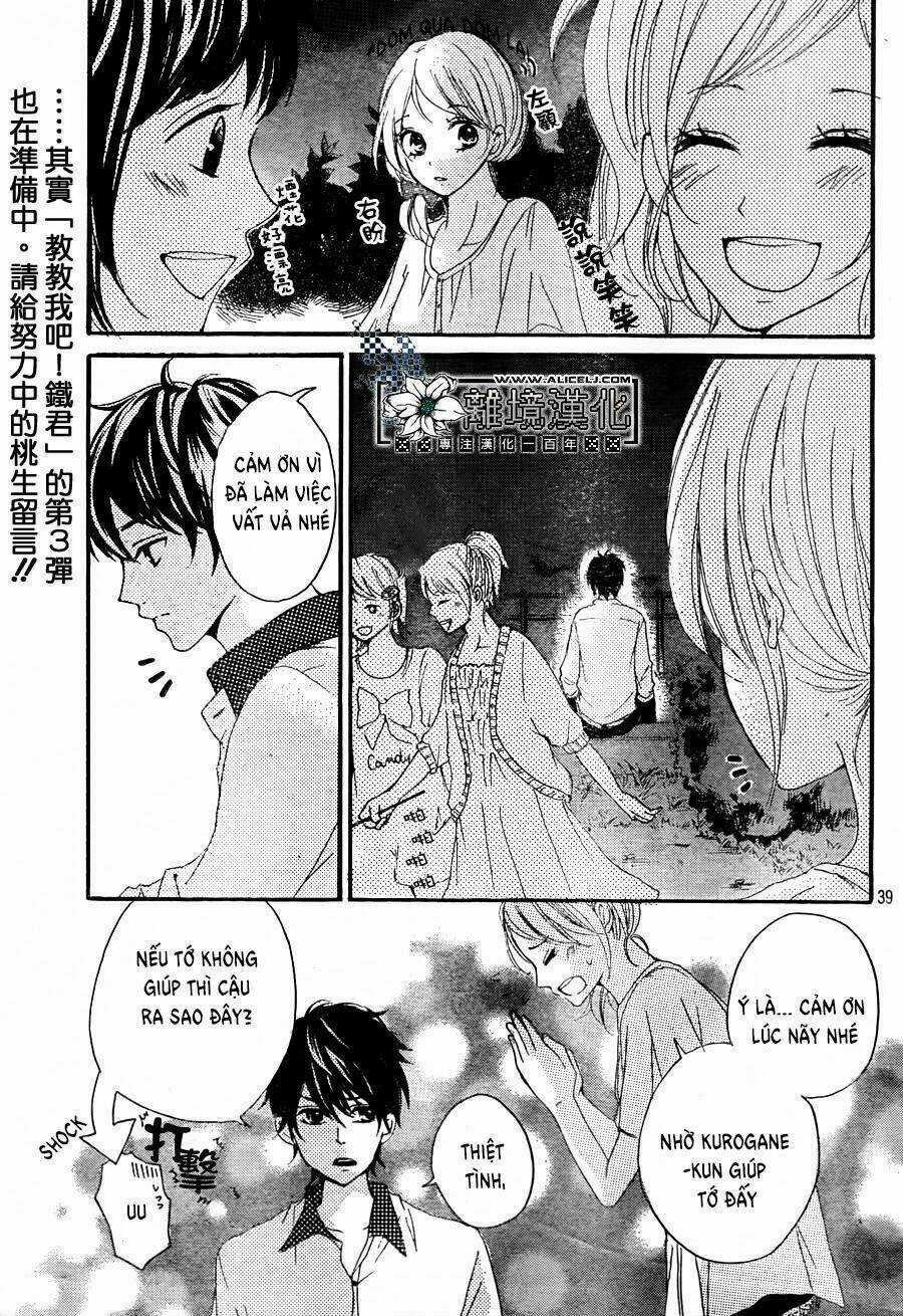 Oishiete, Kurogane-kun Chapter 2 trang 39