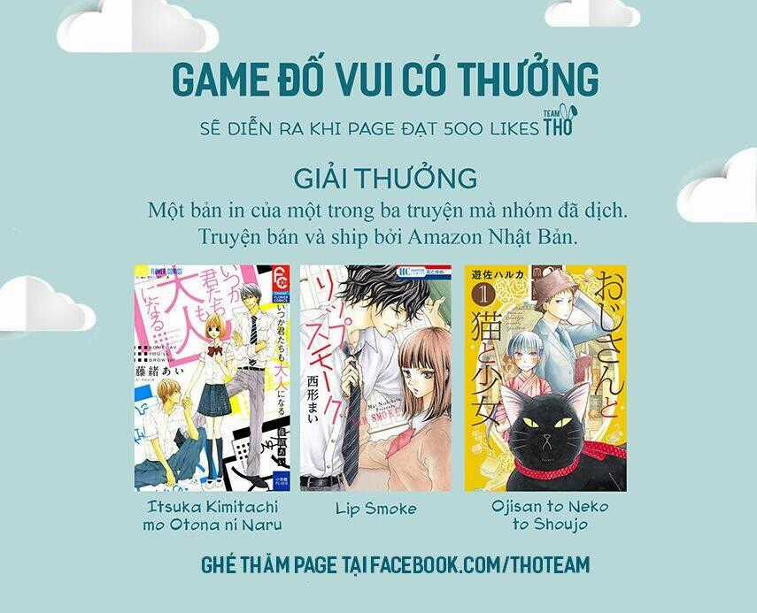 Ojisan To Neko To Shoujo Chapter 4 trang 1