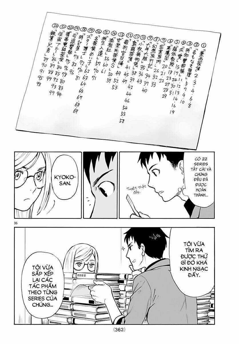 Okitegami kyouko no bibouroku Chapter 4 trang 35