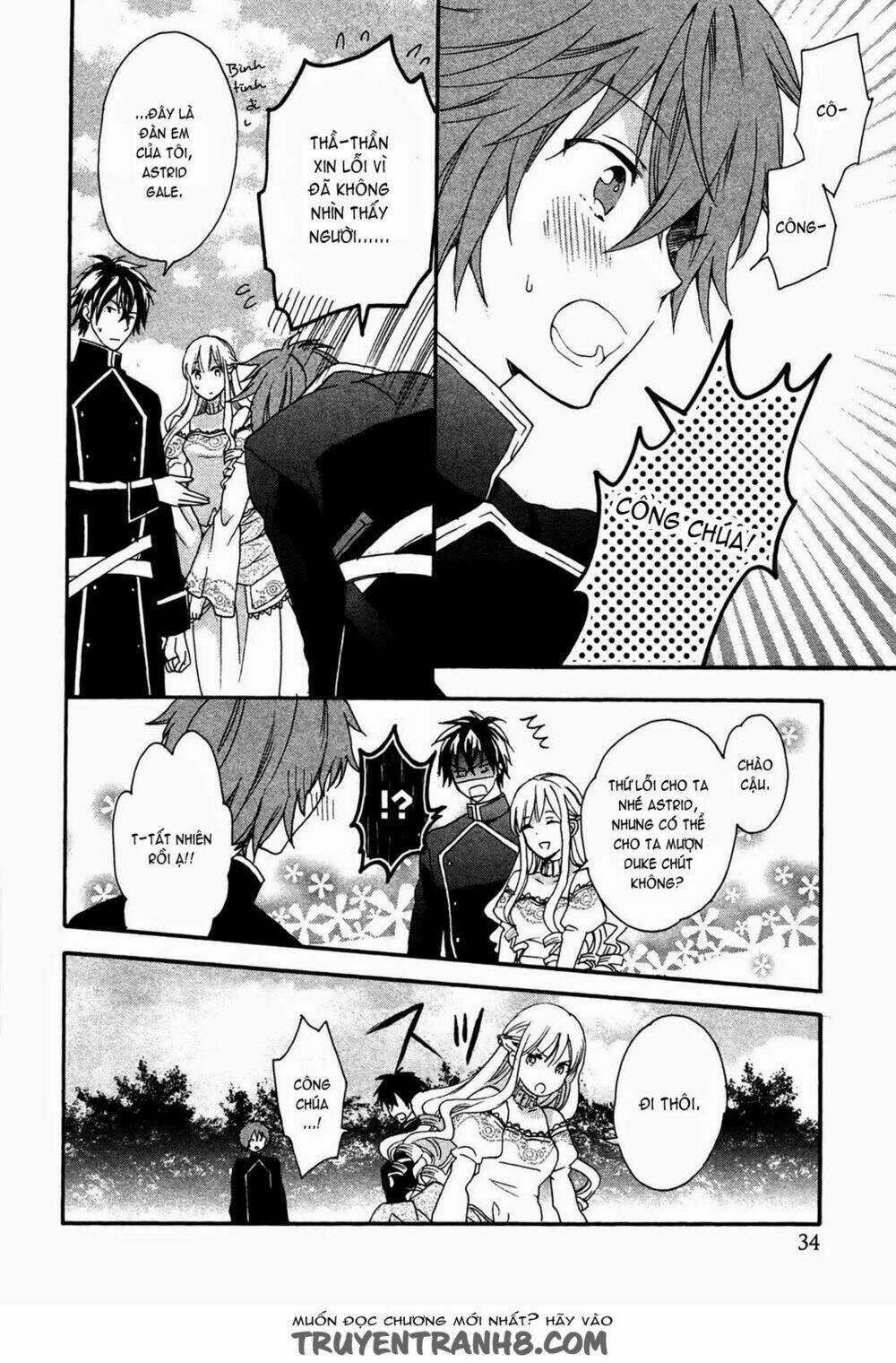 Okobore Hime To Entaku No Kishi Chapter 1 trang 34