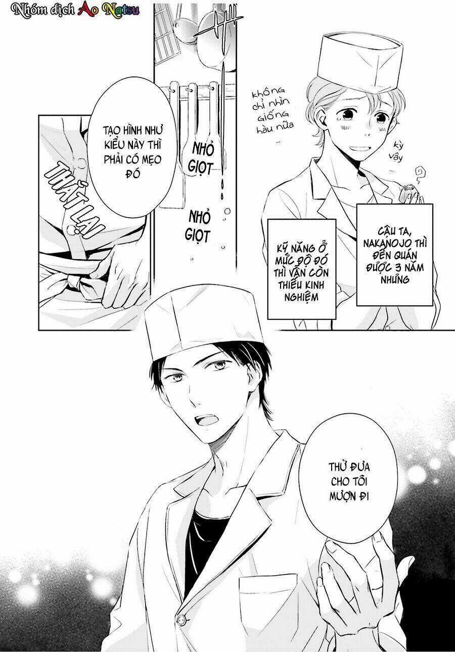 Omachi Shitemasu Shitamachi Wagashi Kurimarudo Chapter 0 trang 10