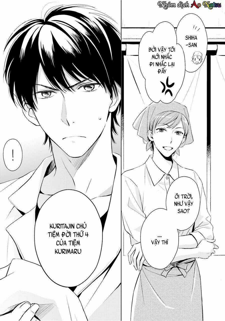 Omachi Shitemasu Shitamachi Wagashi Kurimarudo Chapter 0 trang 13