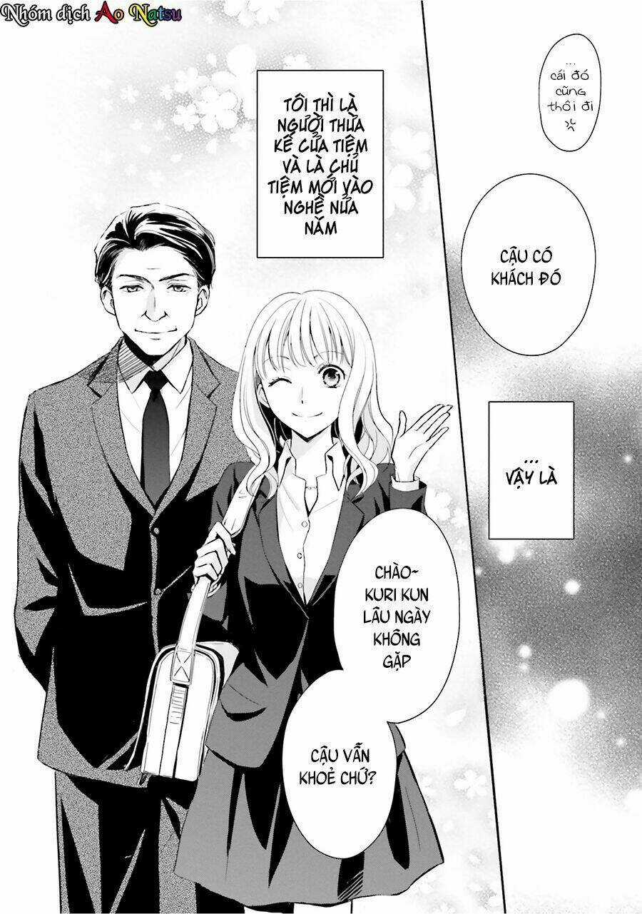 Omachi Shitemasu Shitamachi Wagashi Kurimarudo Chapter 0 trang 14