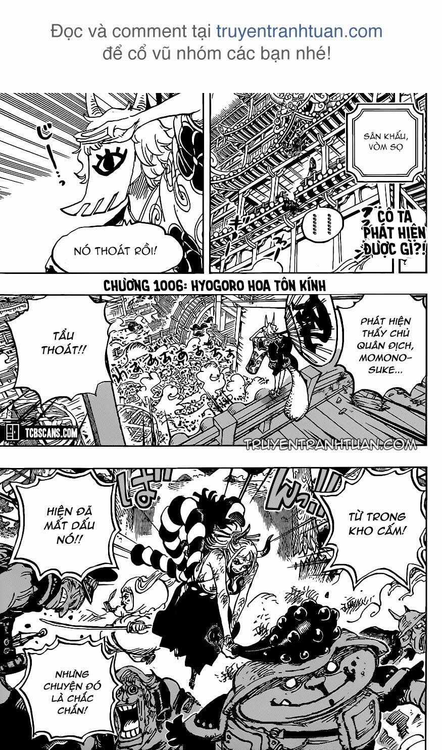 One Piece Chương 1006 trang 1