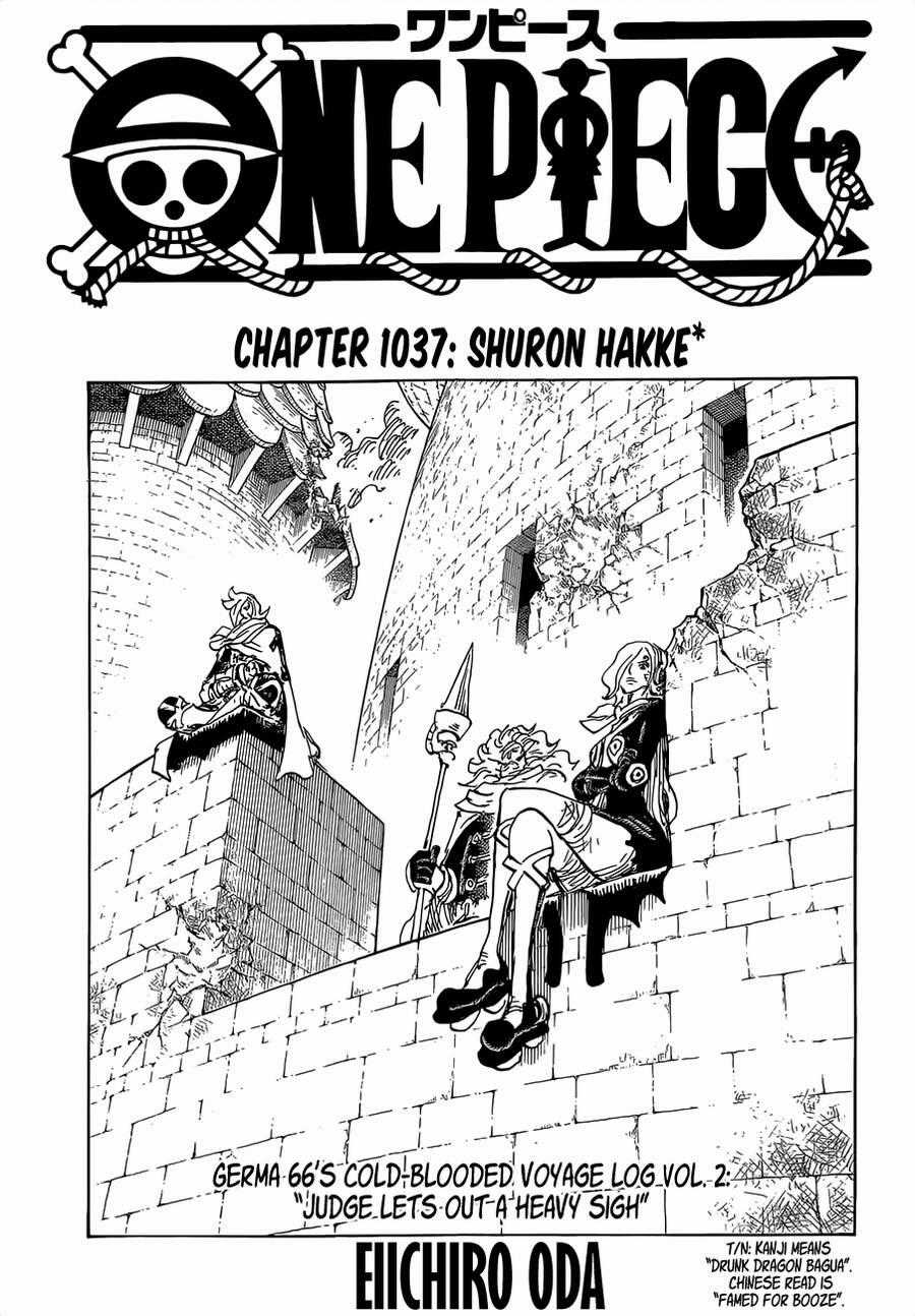 One Piece Chương 1037 trang 0