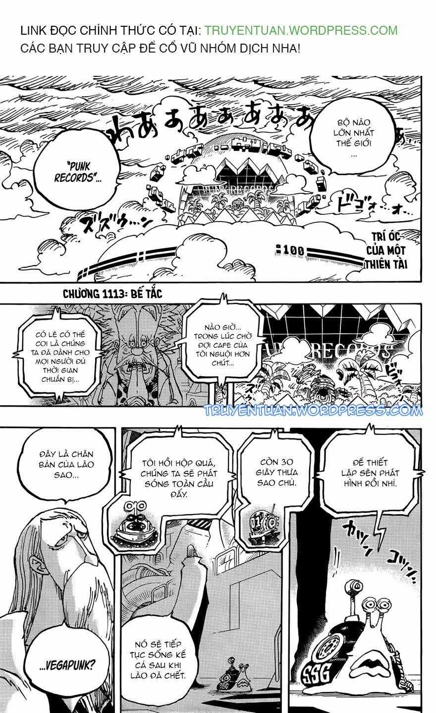 One Piece Chương 1113 trang 1