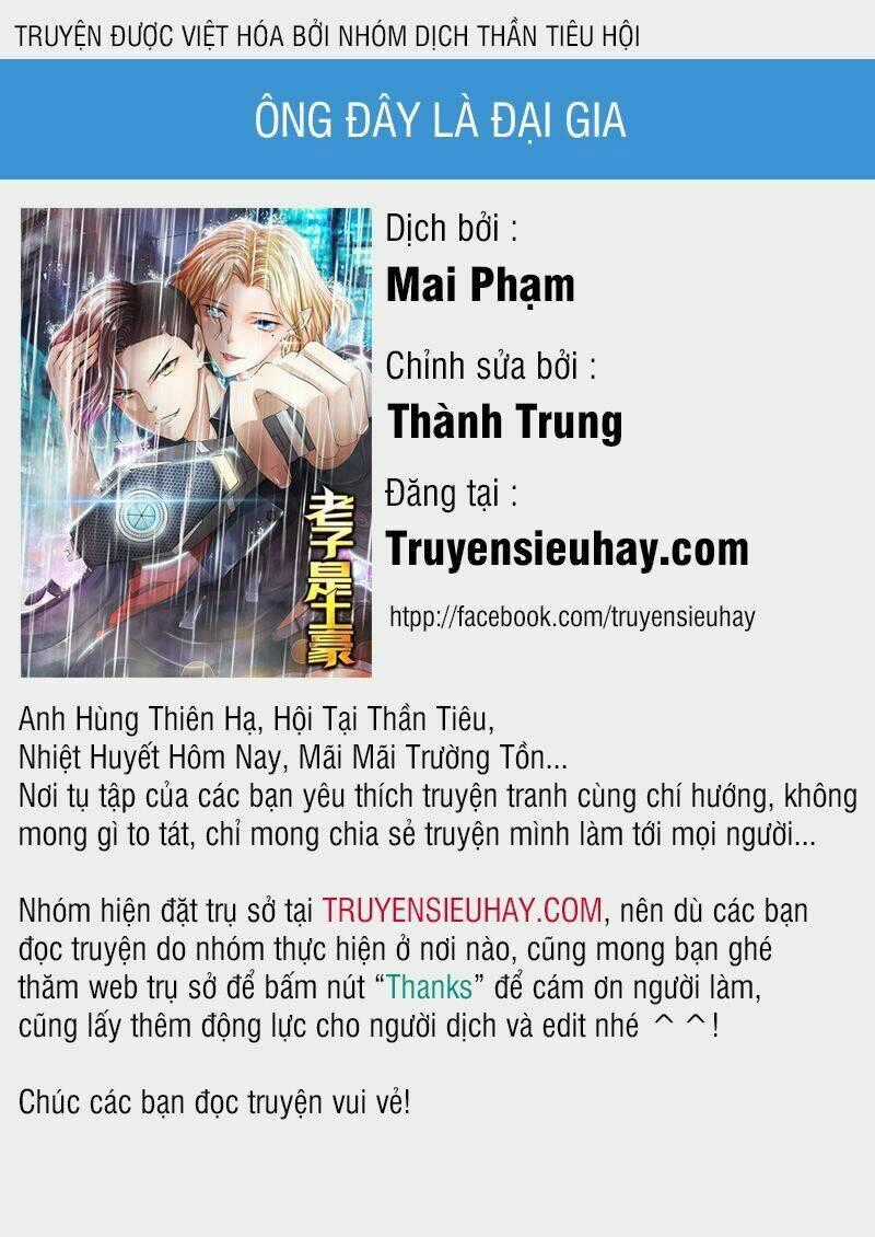 Ông Đây Là Đại Gia Chapter 2 trang 0