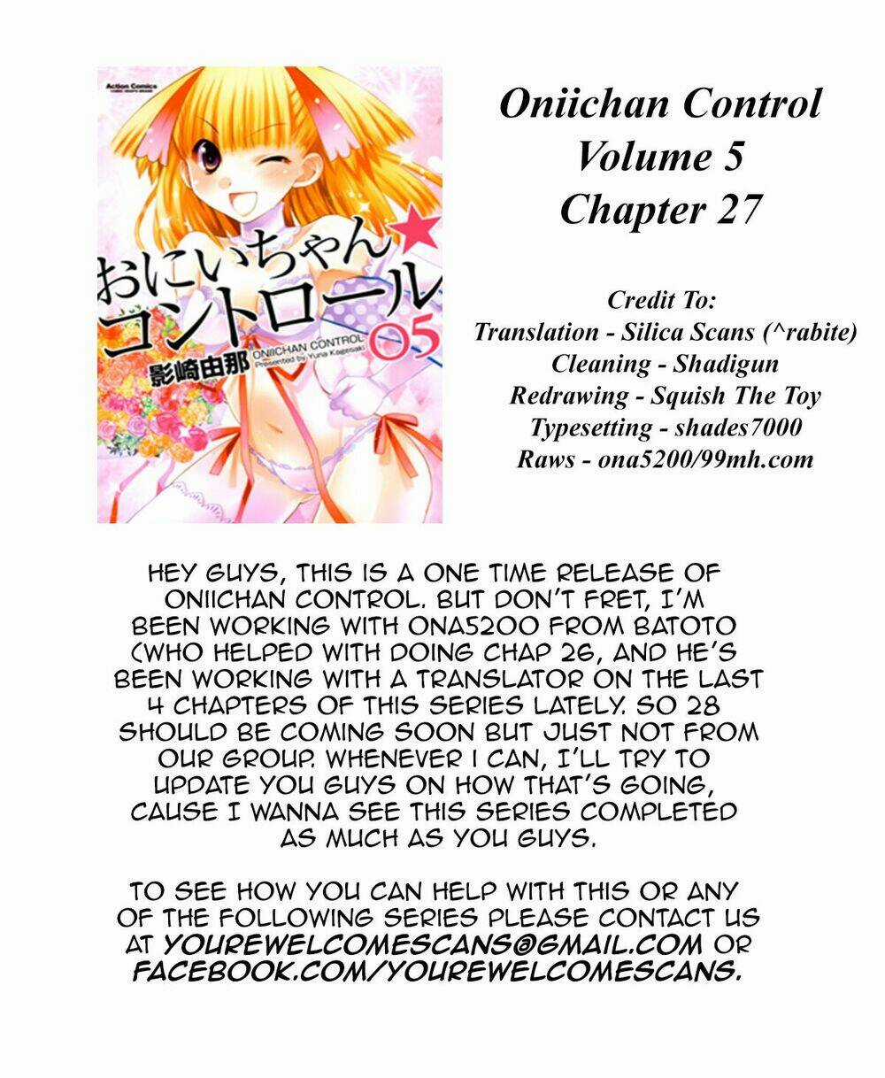 Oniichan Control Chapter 27 trang 27