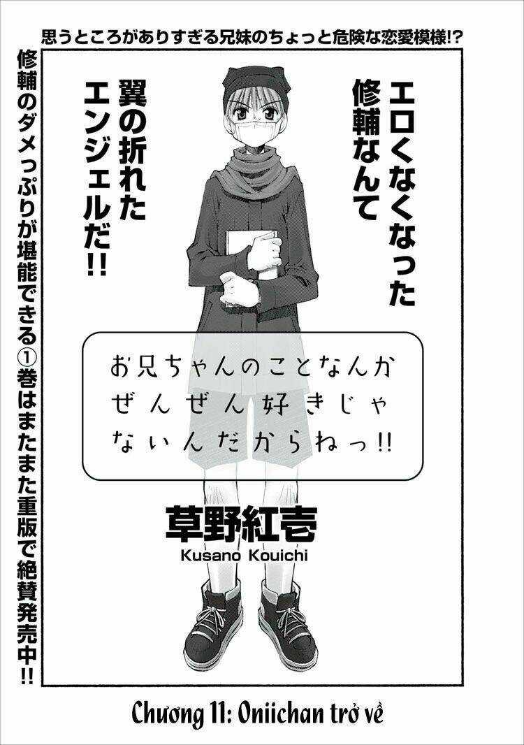 Oniichan No Koto Nanka Zenzen Suki Ja Nai N Da Kara Ne!! Chapter 11 trang 5