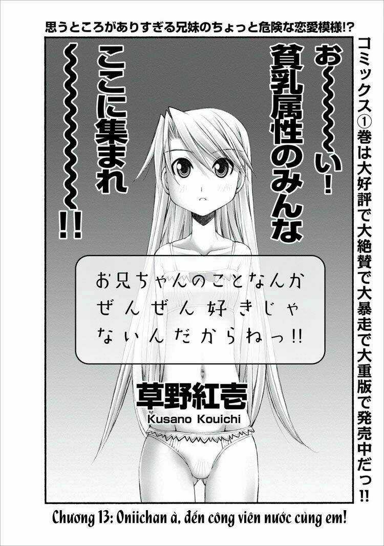 Oniichan No Koto Nanka Zenzen Suki Ja Nai N Da Kara Ne!! Chapter 13 trang 4