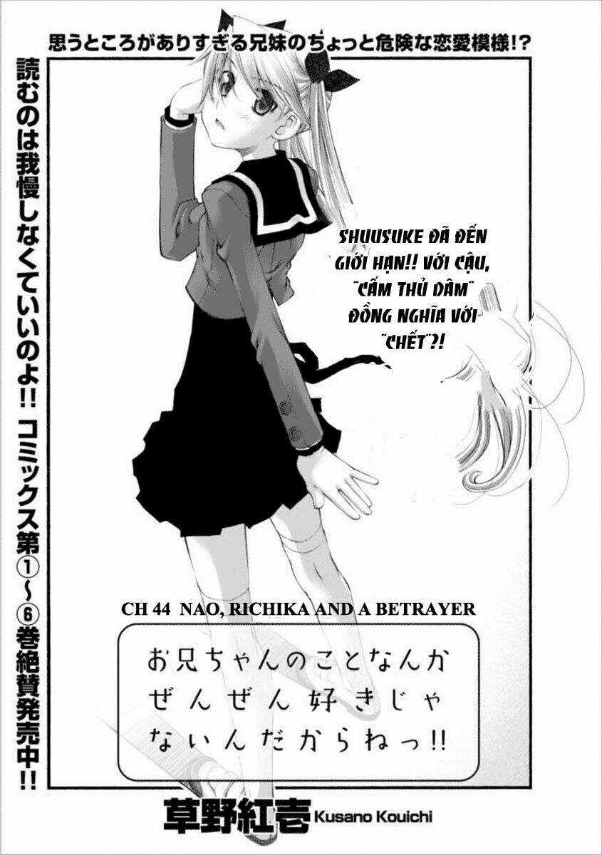 Oniichan No Koto Nanka Zenzen Suki Ja Nai N Da Kara Ne!! Chapter 44 trang 5