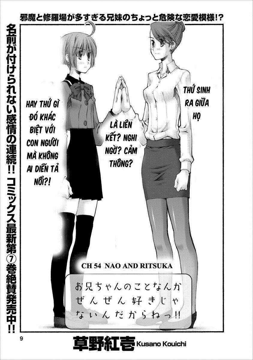 Oniichan No Koto Nanka Zenzen Suki Ja Nai N Da Kara Ne!! Chapter 54 trang 9