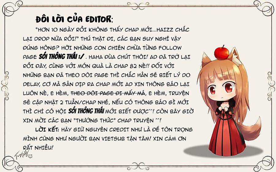 Ookami To Koushinryou Chapter 82 trang 2
