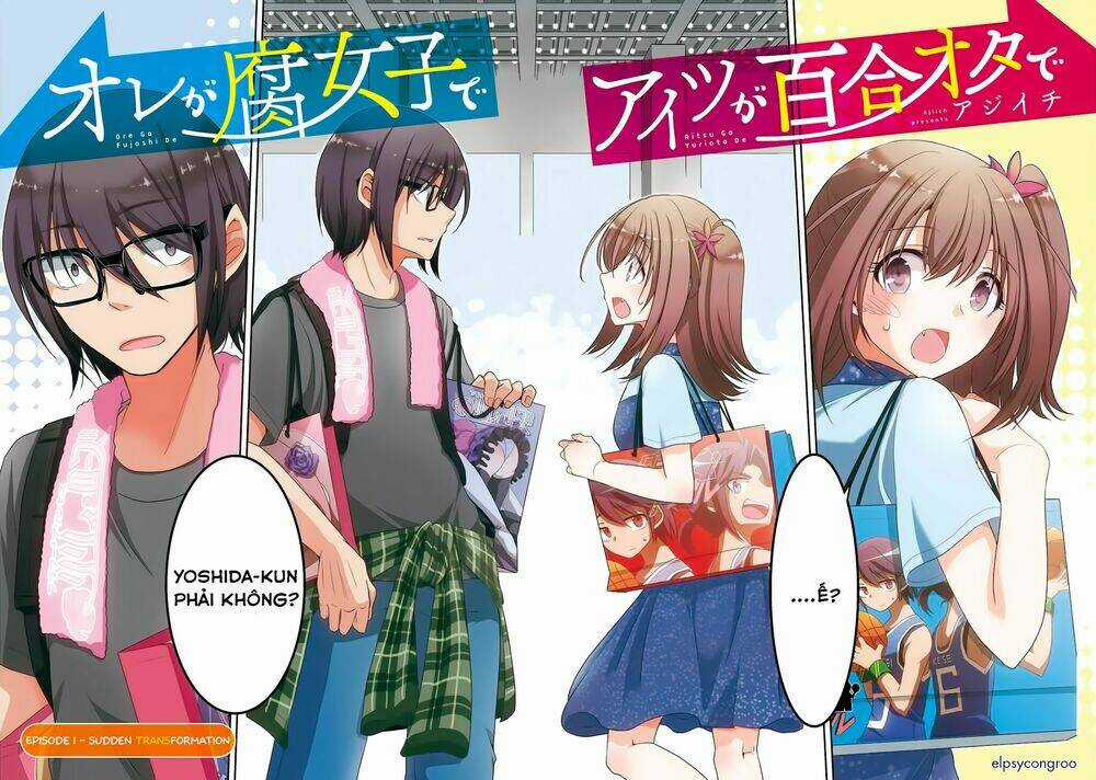 Ore Ga Fujoshi De Aitsu Ga Yuriota De Chapter 1 trang 5